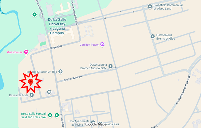 DLSU Laguna Map Location